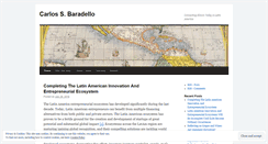 Desktop Screenshot of carlosbaradello.com